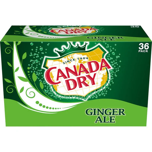Canada Dry Ginger Ale, 36 Count