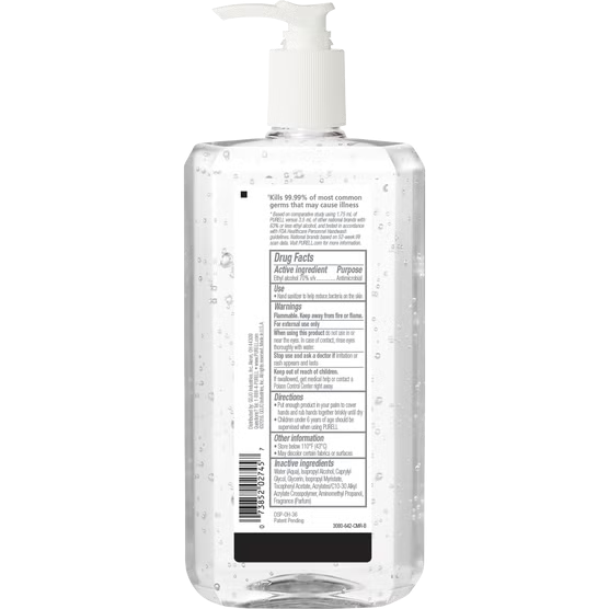 PURELL Advanced Hand Sanitizer Refreshing Gel, 33.8 fl oz