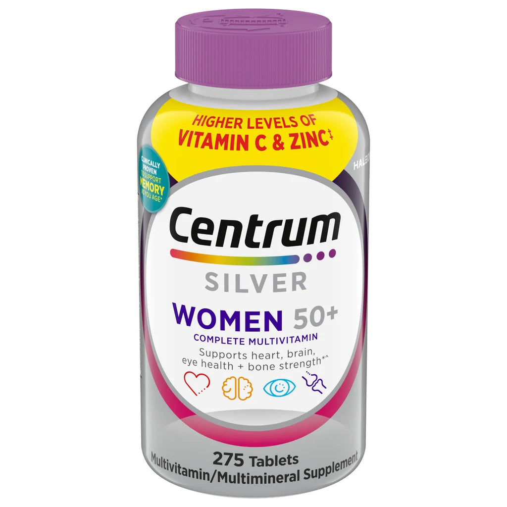 Centrum Silver Women 50+ Immune Support Multivitamin, 275 Tablets