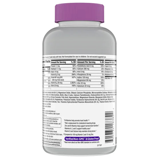 Centrum Silver Women 50+ Immune Support Multivitamin, 275 Tablets