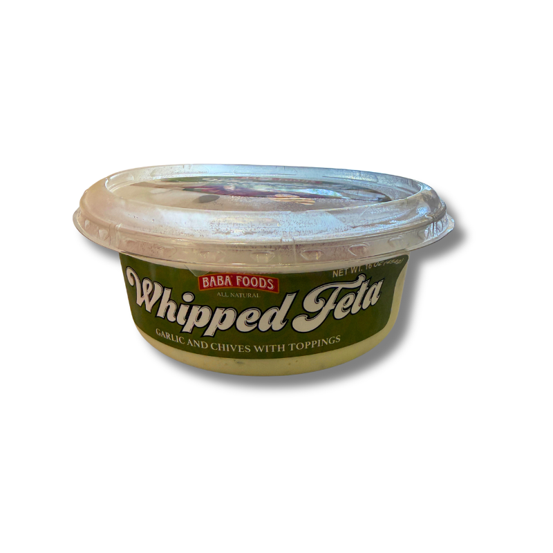 Baba Foods Whipped Feta Dip with Toppings, 16 oz