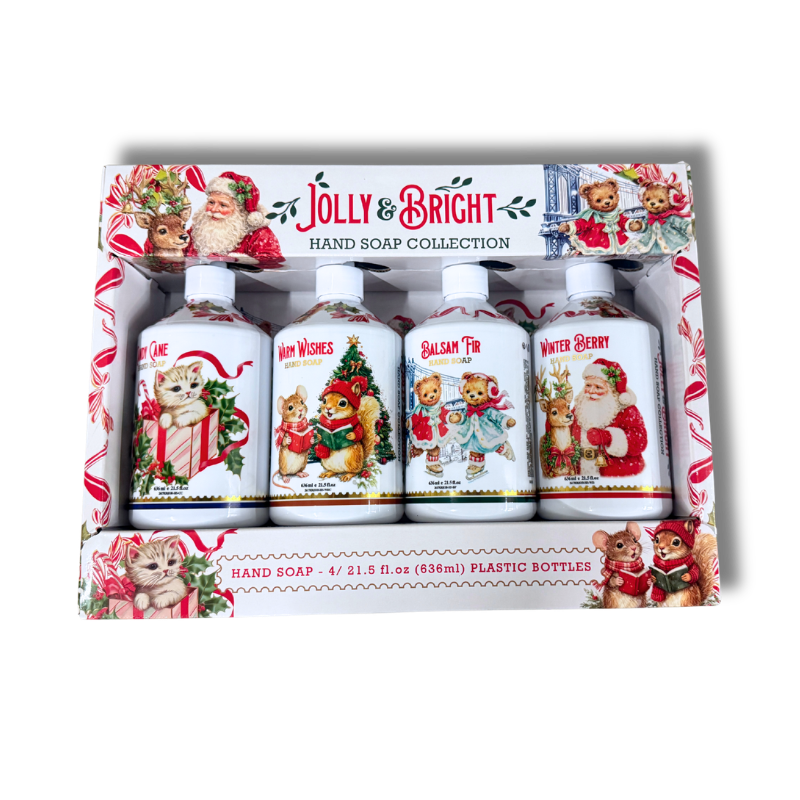 Home & Body Jolly and Bright Hand Soap, 4 x 21.5 fl oz
