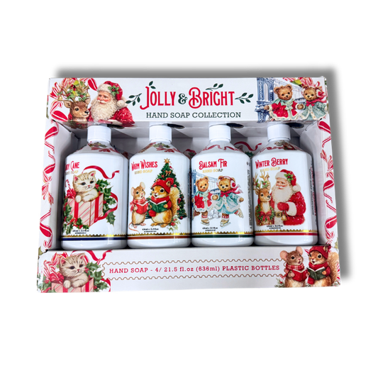 Home & Body Jolly and Bright Hand Soap, 4 x 21.5 fl oz
