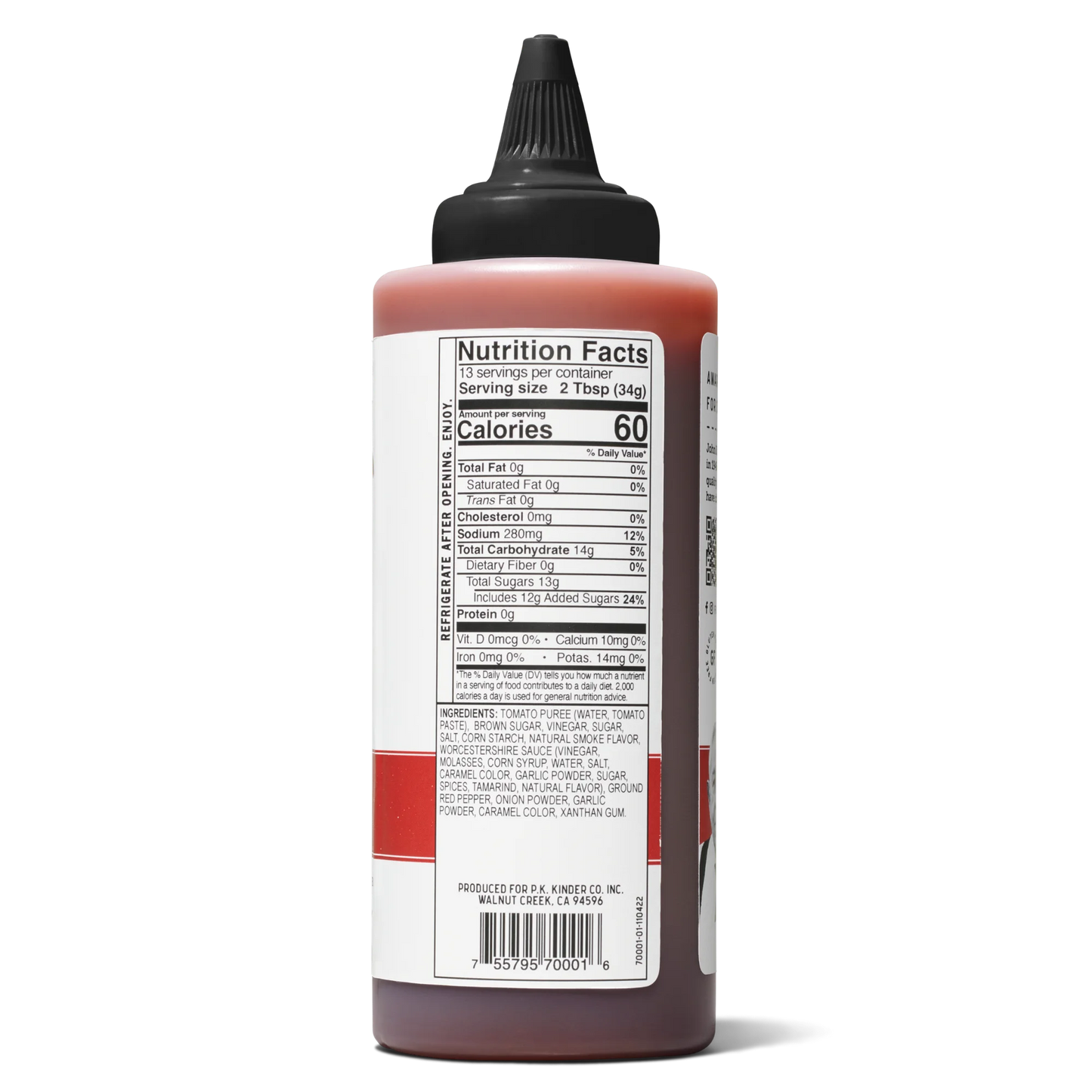 Kinder's Hot BBQ Sauce, 15.5 oz