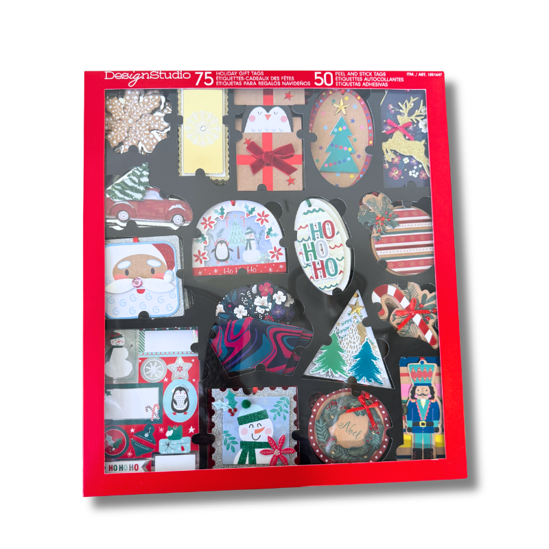 Design Studio Gift Tags and Stickers, 125 Count