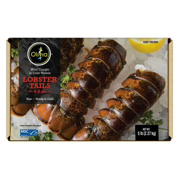 Olivia Lobster Tails, 4-5 oz, 5 lbs
