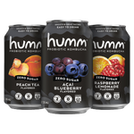 Humm Probiotic Kombucha, Zero Sugar, Variety Pack, 12 fl oz, 18 ct