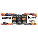 Humm Probiotic Kombucha, Zero Sugar, Variety Pack, 12 fl oz, 18 ct