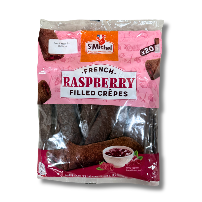 St Michel Cocoa Raspberry Crepes, 21.16 oz