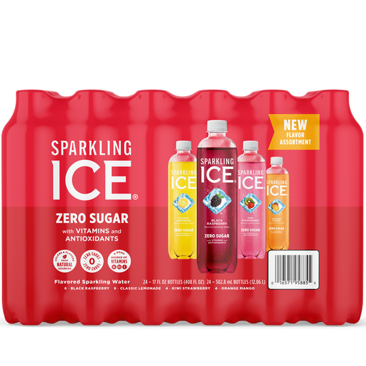 Sparkling ICE Sparkling Water, Berry Blast, Variety Pack, 17 fl oz, 24 ct