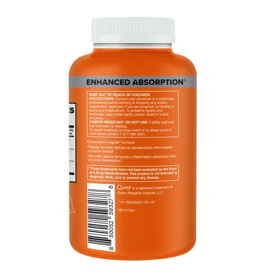 Qunol Turmeric 1500 mg, 220 Capsules Item 1812167