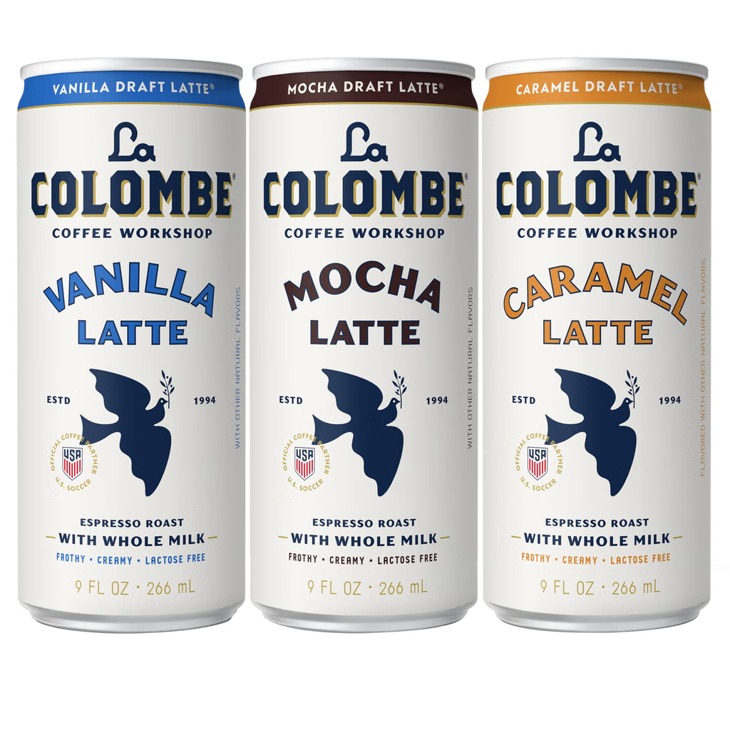 La Colombe Draft Latte Cold Brew with Whole Milk, Variety Pack, 9 fl oz, 12 ct