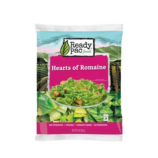 Ready Pac Bistro Hearts of Romaine Salad Bag, 9 oz