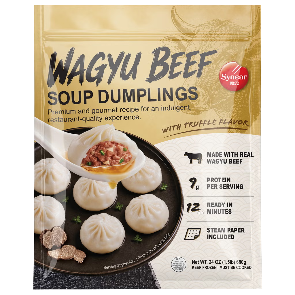 Synear Wagyu Beef Soup Dumplings, Truffle Flavor, 24 oz