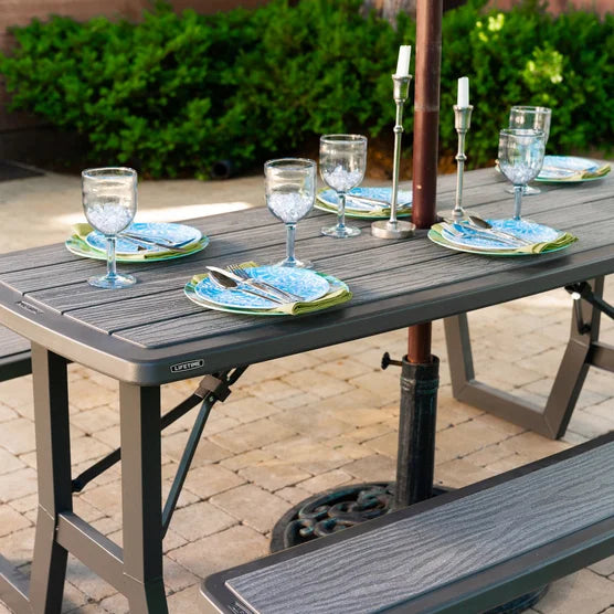 Lifetime Commercial 6 ft Folding Picnic Table*