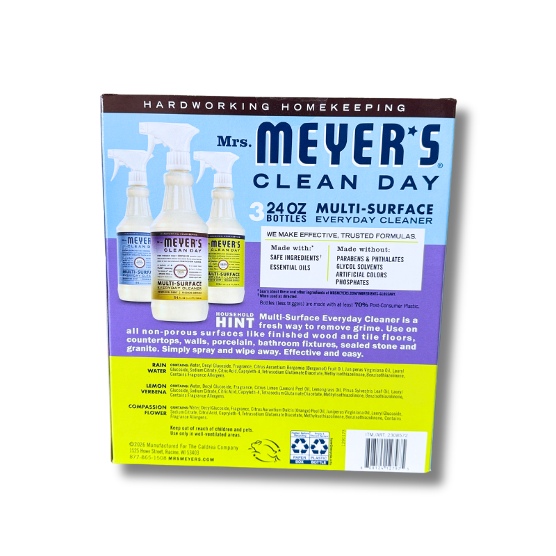 Mrs. Meyer's Multi-Surface Variety, 3 ct, 24 oz