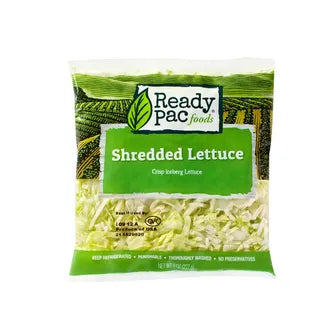 Ready Pac Bistro Shredded Lettuce, Crisp, Iceberg Lettuce, 8 oz