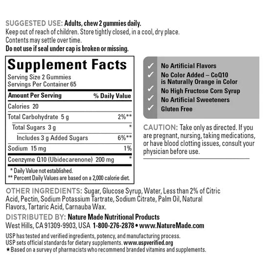 NM COQ10 200mg 130 Count, Gummies