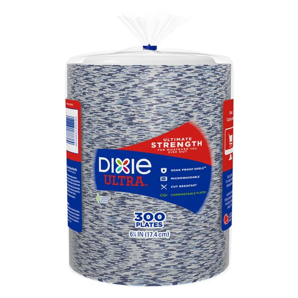 Dixie Ultra 6-7/8" Paper Plate, 300 Count