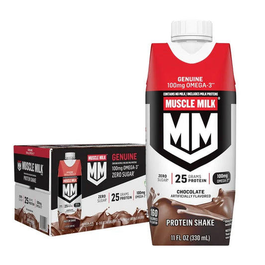 Muscle Milk Genuine Protein Shake Chocolate 18 ct, 11 oz