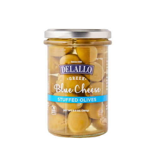 Delallo Blue Cheese Stuffed Olives, 7 oz