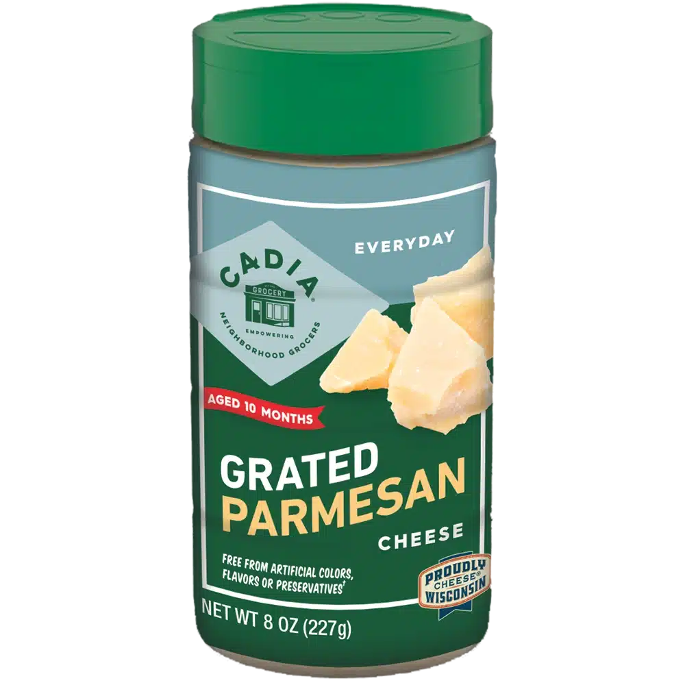 Cadia Everyday Grated Parmesan Cheese, 8 oz