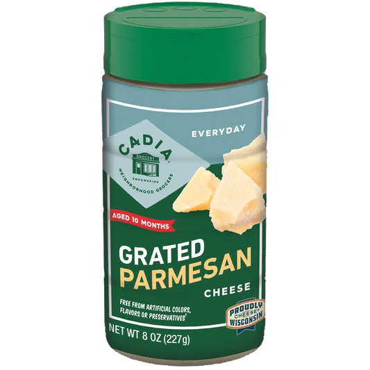 Cadia Everyday Grated Parmesan Cheese, 8 oz