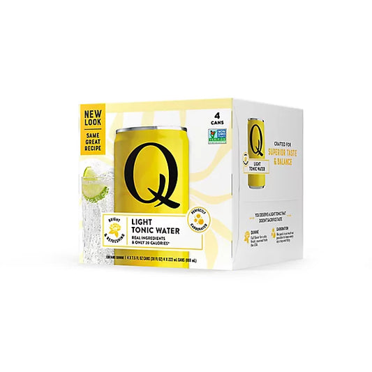 Q Tonic Water Tonic Light, 4Pk, 30 oz