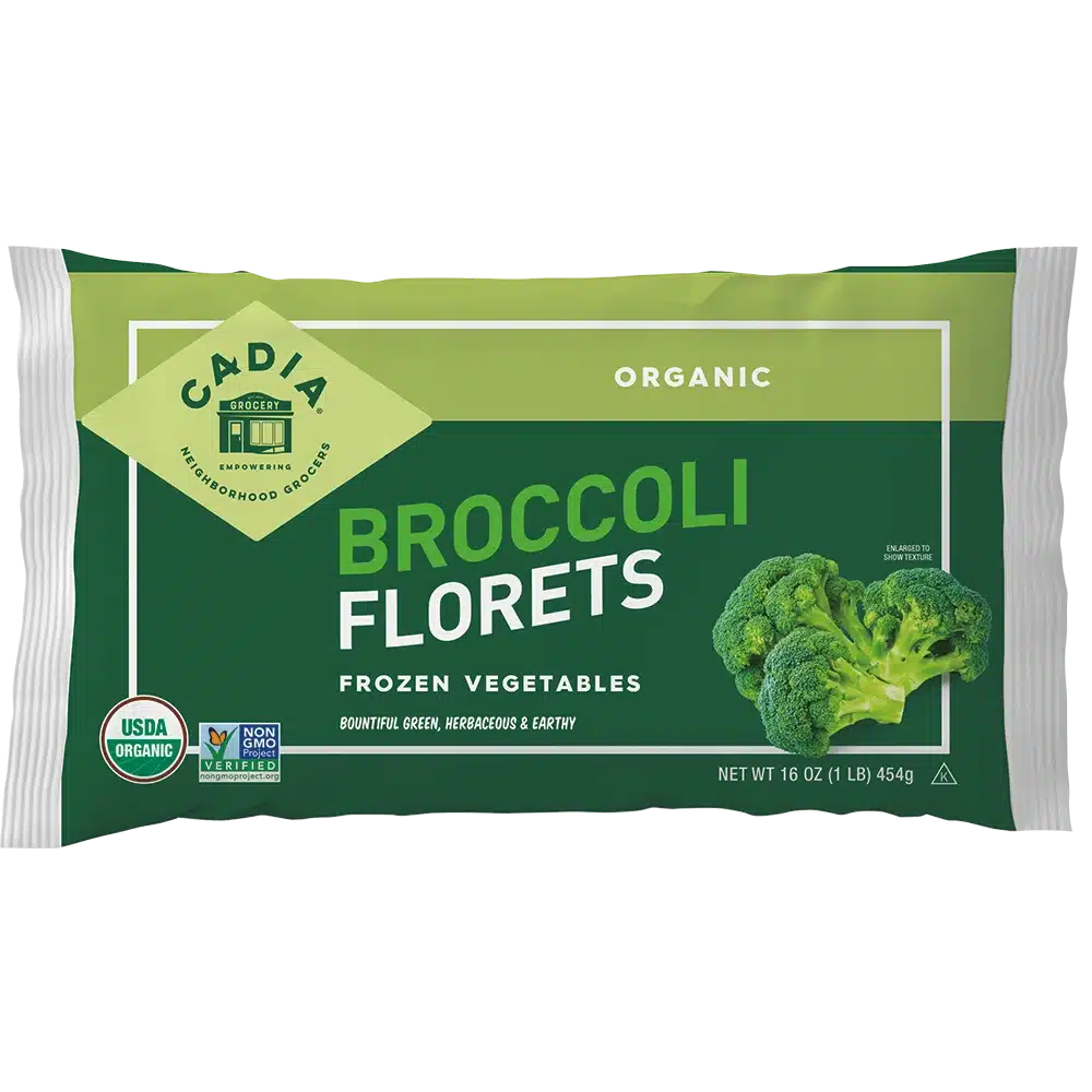 Cadia Everyday Organic Frozen Broccoli, 16 oz