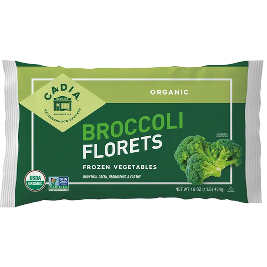 Cadia Everyday Organic Frozen Broccoli, 16 oz