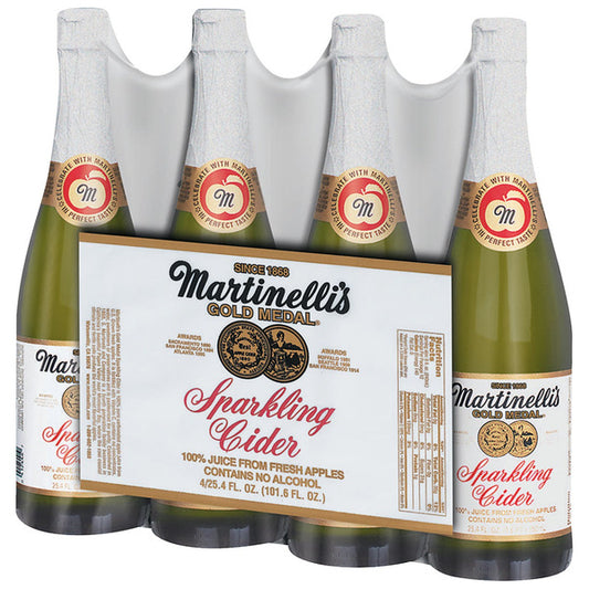 Martinelli's Sparkling Cider Apple 4 ct, 25.4 oz