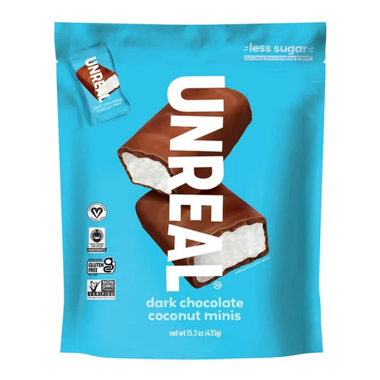 UNREAL Chocolate Dark Coconut Bar Bag, 15.3 oz