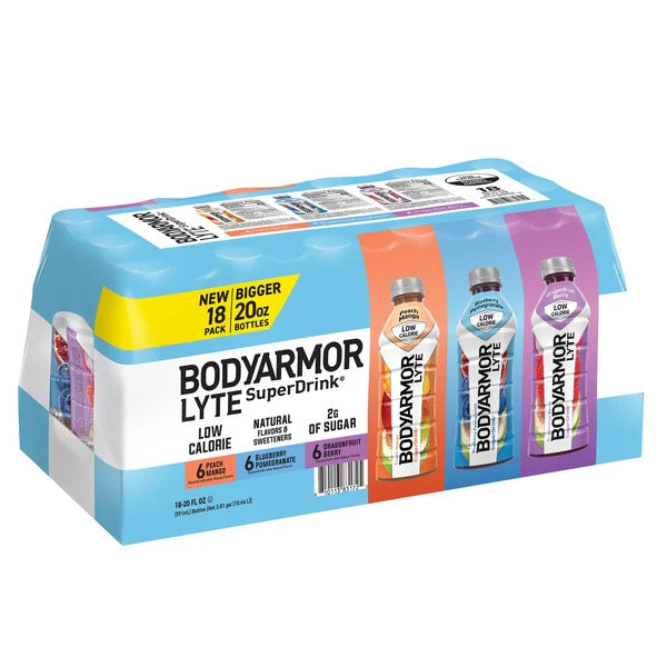 Body Armor Lyte Variety Pack 18 ct, 20 oz