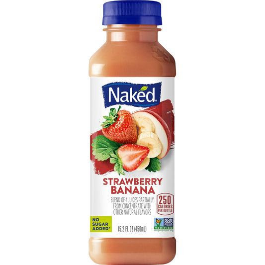 Naked Strawberry Banana Juice, 15.2 oz