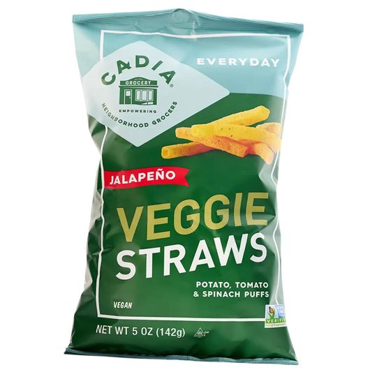 Cadia Everyday Jalapeno Veggie Straws, 5 oz