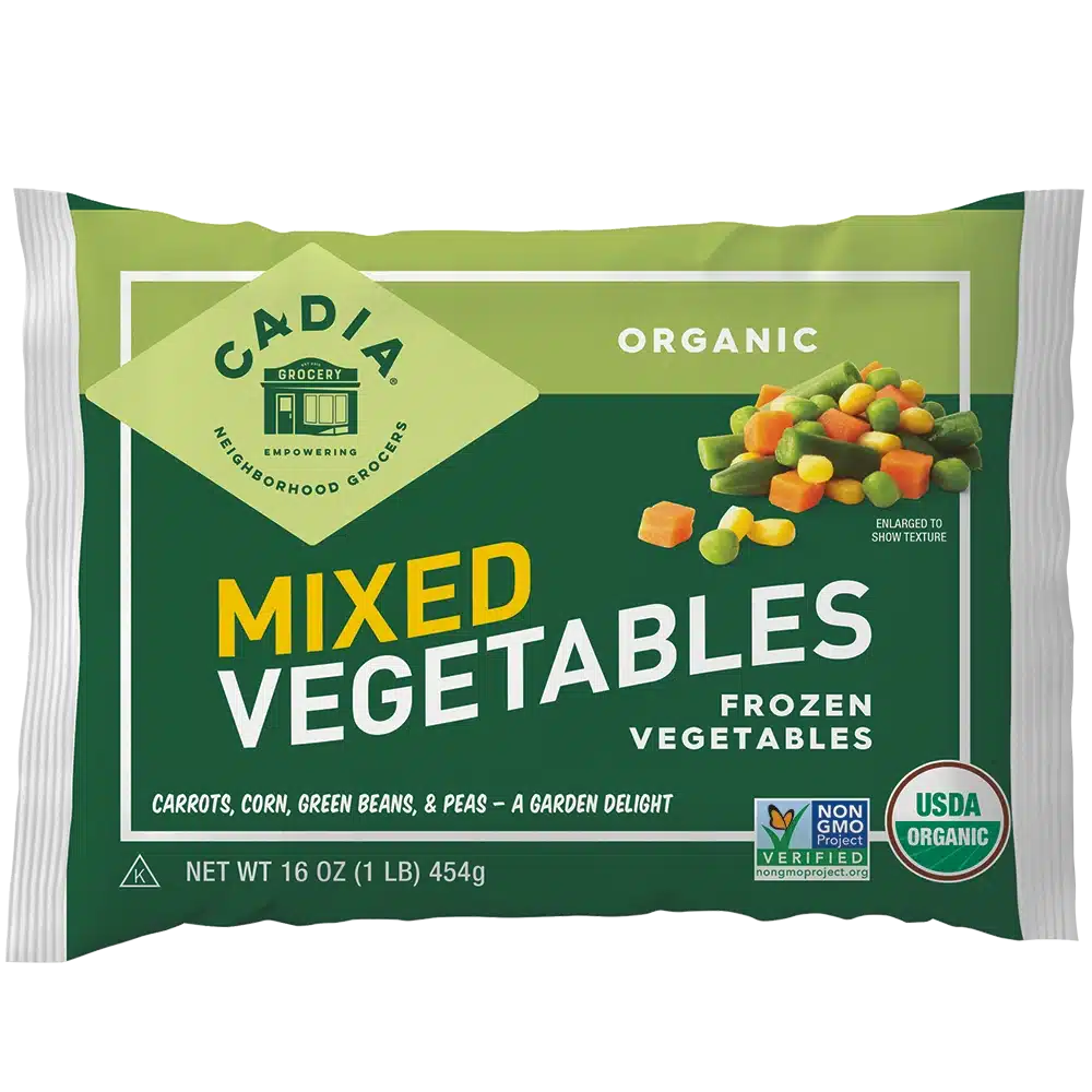Cadia Everyday Organic Frozen Vegetables, 16 oz