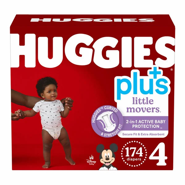 Huggies Diapers Size 4, 174 Count