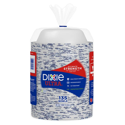 Dixie Ultra 20 oz Paper Bowl, 135 Count