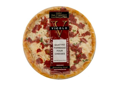 Vicolo Quattro Formaggi (4 Cheese) Frozen Pizza, 15 oz