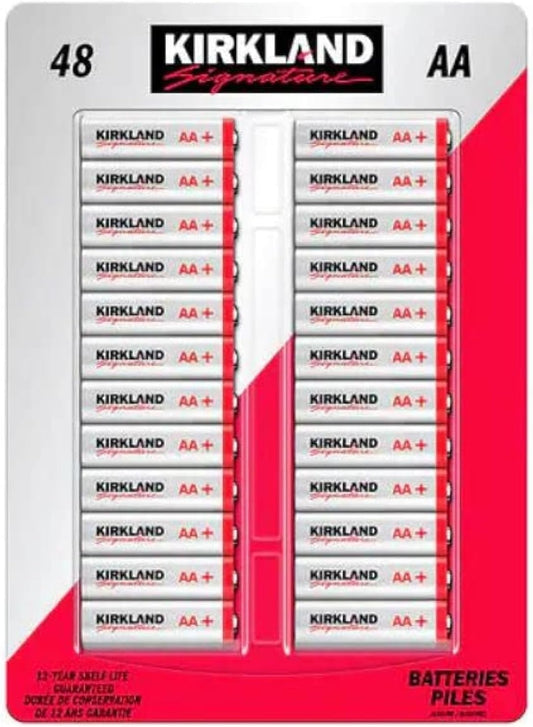 Kirkland Signature Alkaline Batteries AA 48 ct