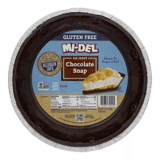 Midel 'Chocolate Snap' Pie Crust, 7.1 oz