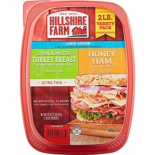 Hillshire Farm Low Sodium Variety Pack 2 ct, 16 oz