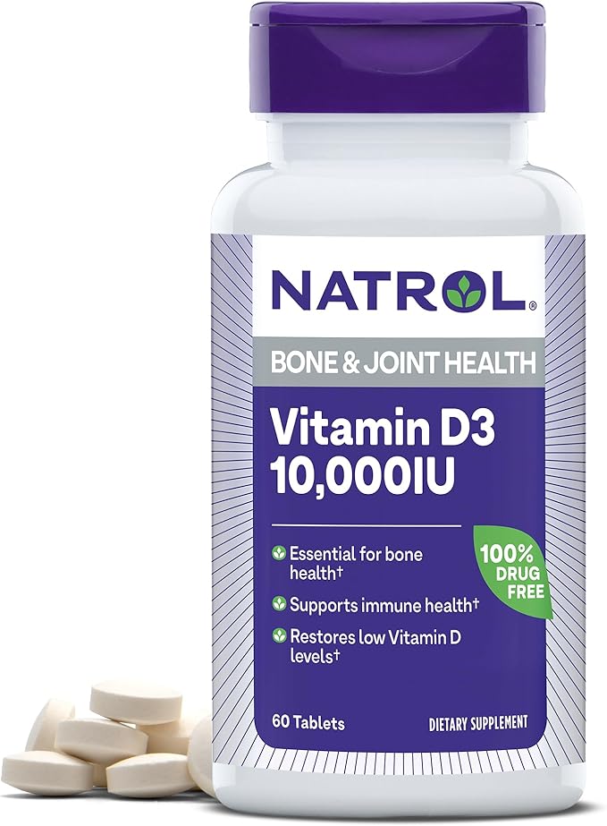 Natrol Vitamin D3 10,000 IU, 60 Count