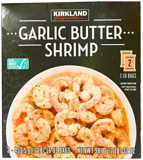 Kirkland Signature Garlic Butter Shrimp, 2 lbs