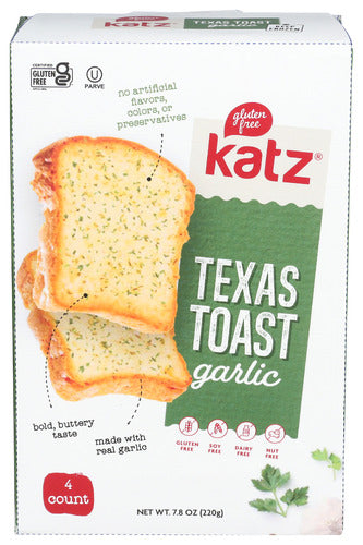 Katz Frozen Garlic Texas Toast, 7.8 oz