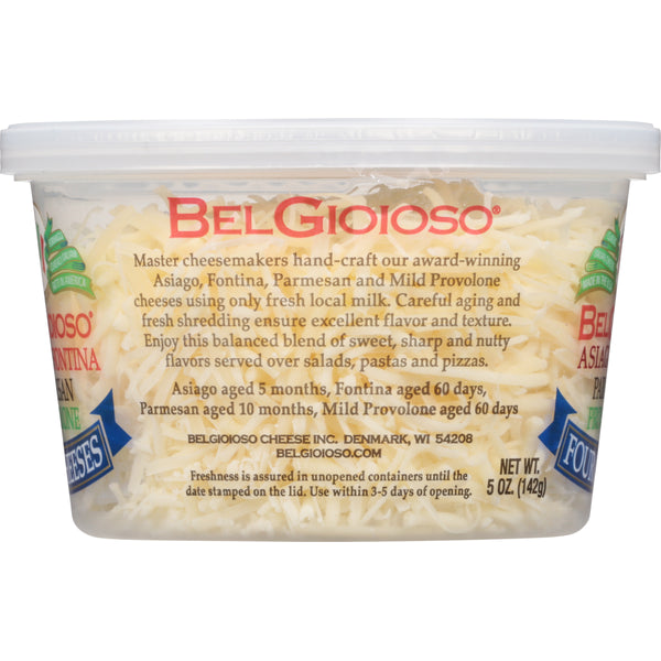 Belgioioso Cheese Cup Shredded 4 Cheese Blend, 5 oz