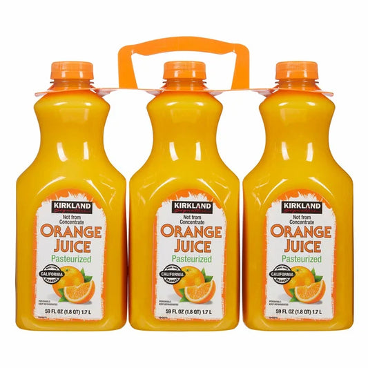 Kirkland Signature Orange Juice 3 ct, 59 oz