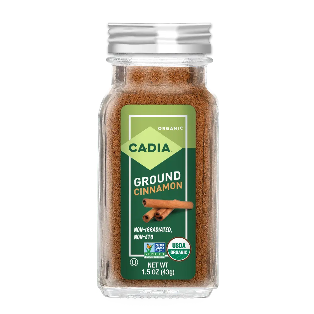 Cadia Organic Ground Cinnamon, 1.5 oz