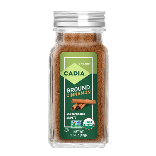 Cadia Organic Ground Cinnamon, 1.5 oz