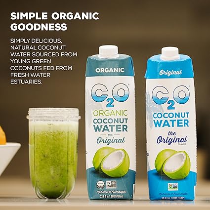 C2O Original Organic Coconut Water, 16.9 oz